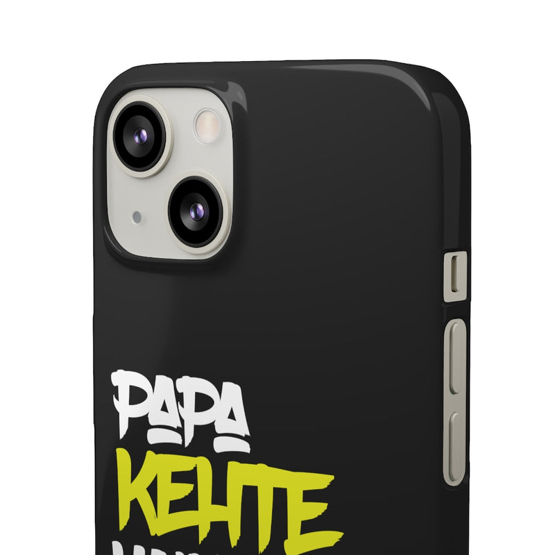 Papa Kehte Hain Bara Naam Karega Snap Cases iPhone or Samsung - iPhone 13 / Glossy - Phone Case by GTA Desi Store