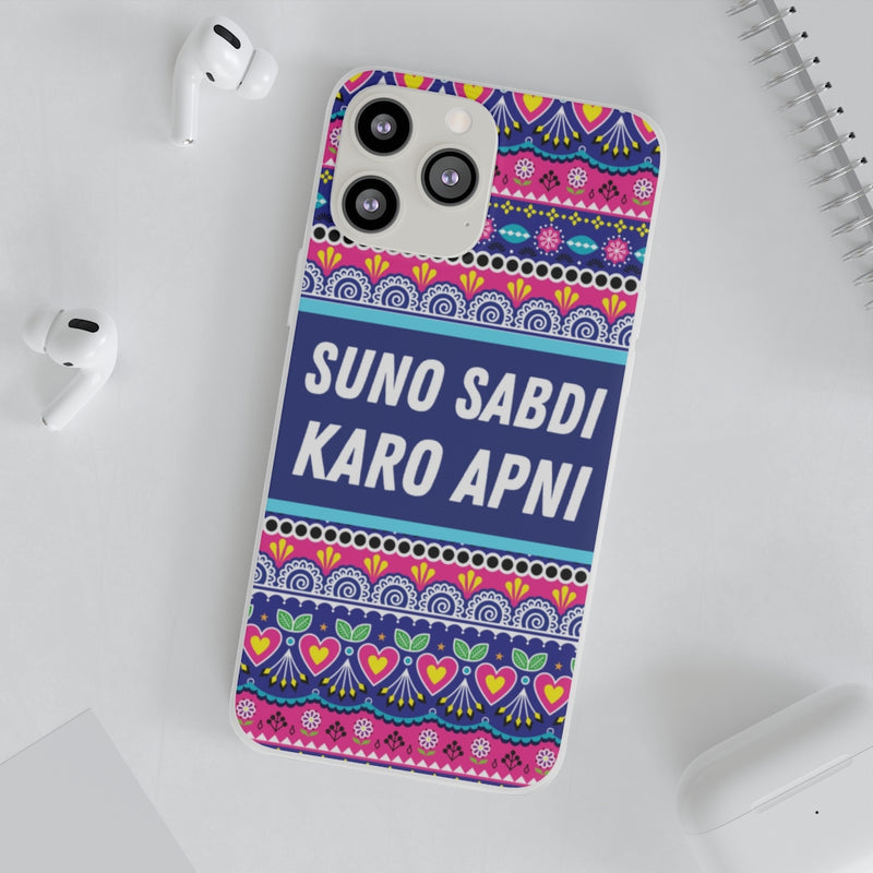 suno sabdi karo apni Flexi Cases - Phone Case by GTA Desi Store