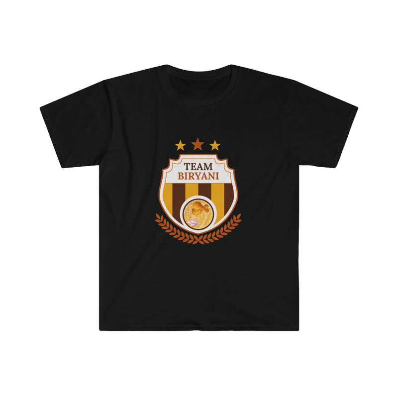 Team Biryani Unisex Softstyle T-Shirt - Black / S - T-Shirt by GTA Desi Store
