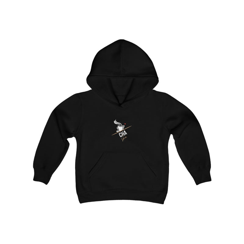 Cha Sha Youth Heavy Blend Hooded Sweatshirt - Black / XS - Kids clothes by GTA Desi Store