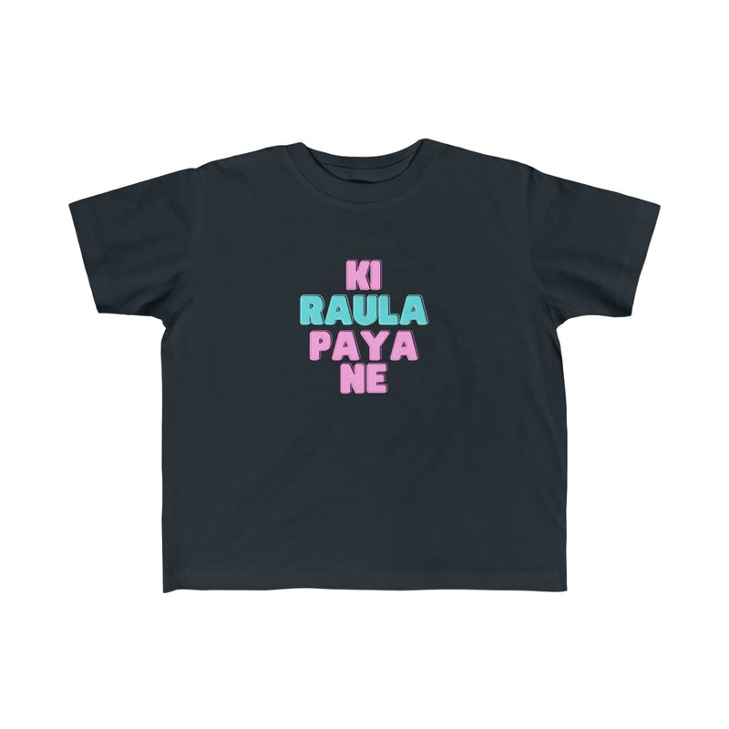 Ki Raula Paya Kid's Fine Jersey Tee - Black / 2T - Kids clothes by GTA Desi Store