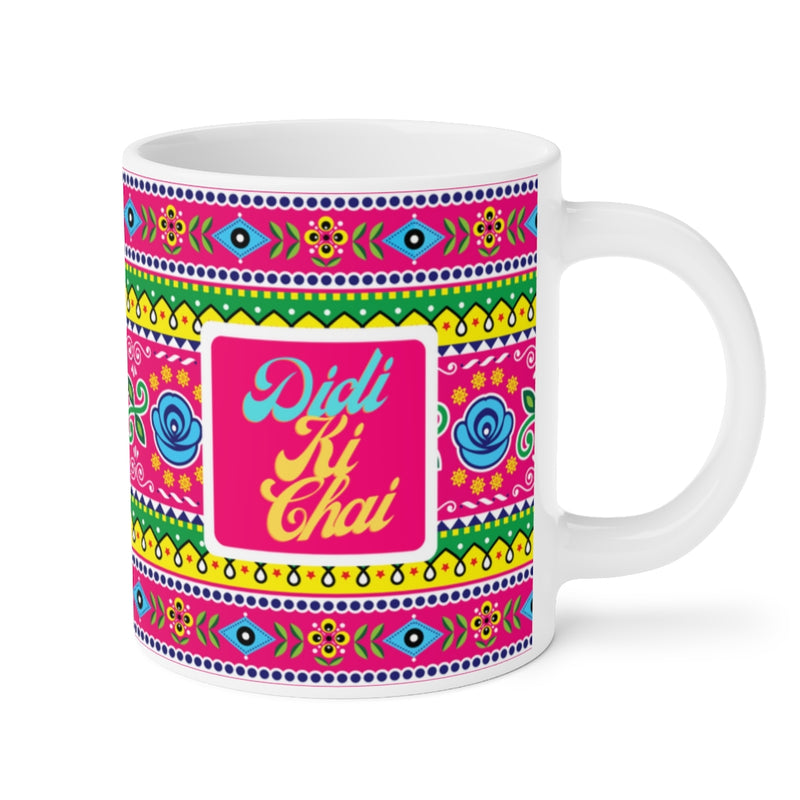 Didi Ki Chai Ceramic Mugs (11oz\15oz\20oz) - 20oz / White - Mug by GTA Desi Store