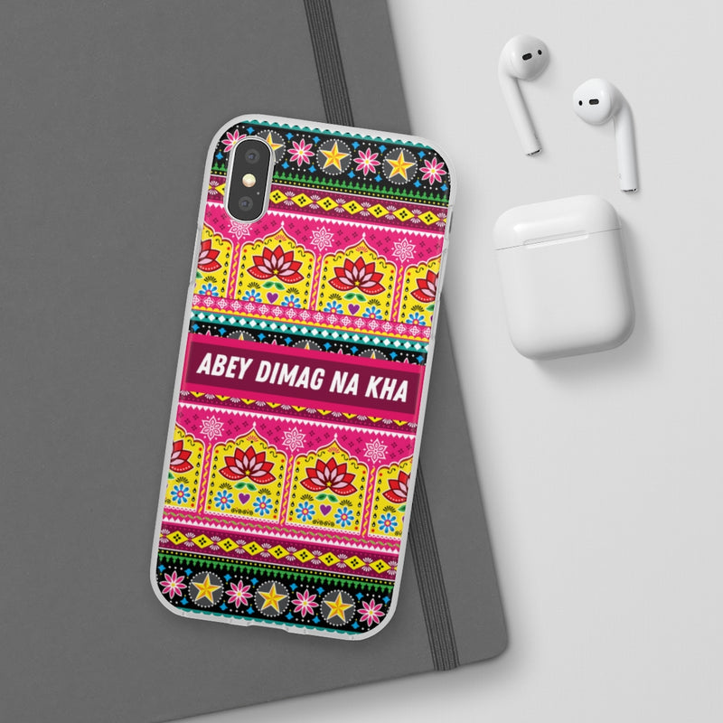 Abey Dimag Na Kha Flexi Cases - Phone Case by GTA Desi Store