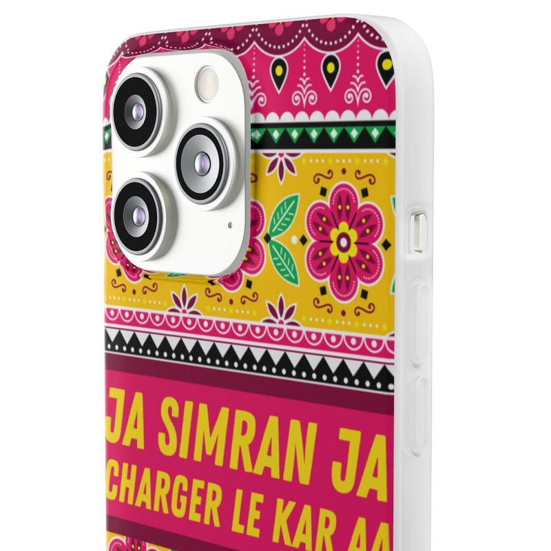 Ja Simran Ja Charger Le Kar Aa Flexi Cases - Phone Case by GTA Desi Store