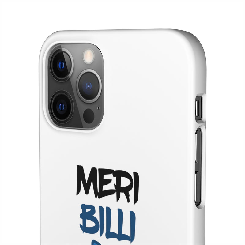 Meri Billi Menu Meow Snap Cases iPhone or Samsung - iPhone 12 Pro / Matte - Phone Case by GTA Desi Store