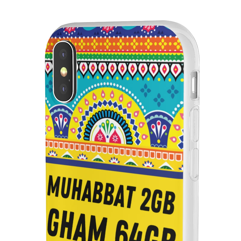 Muhabbat 2GB Gham 64GB Flexi Cases - Phone Case by GTA Desi Store
