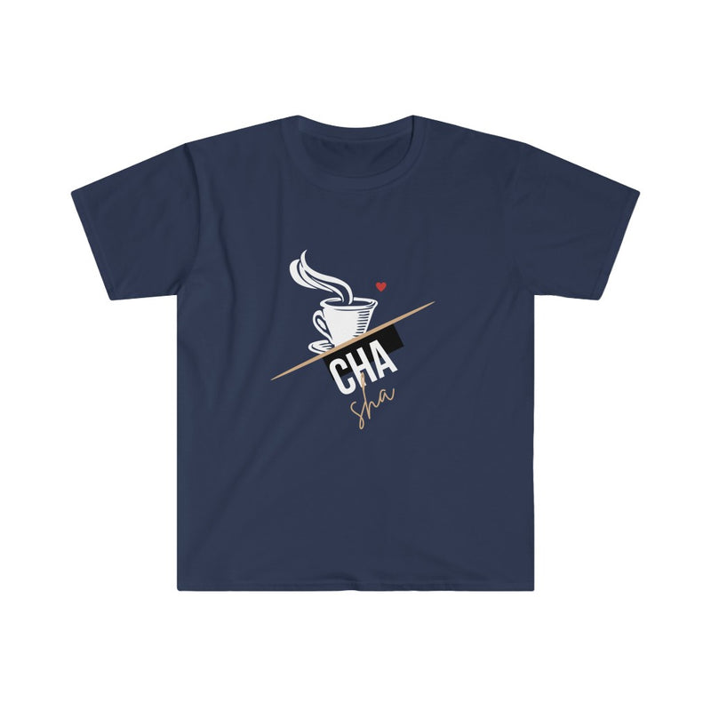 Cha Sha Unisex Softstyle T-Shirt - Navy / S - T-Shirt by GTA Desi Store