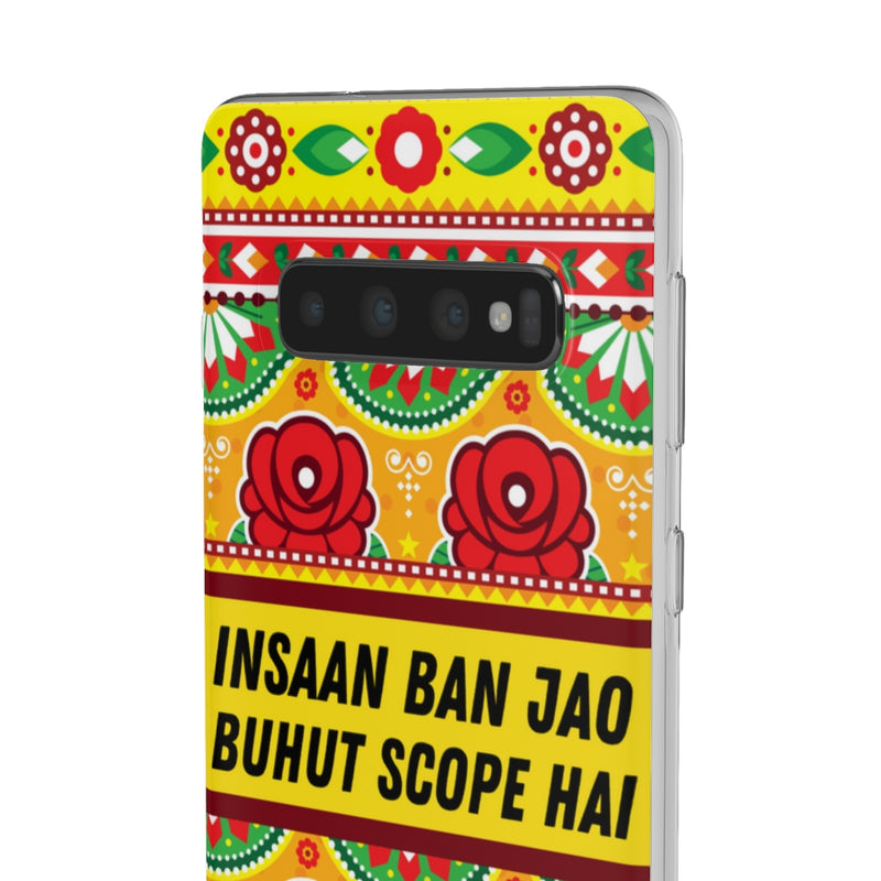 Insaan ban Jao Buhut Scope hai Flexi Cases - Phone Case by GTA Desi Store