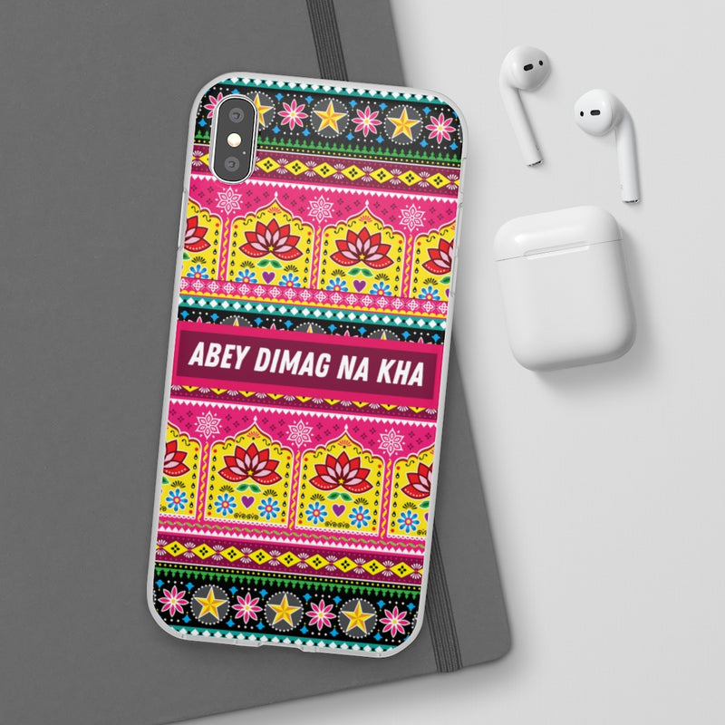 Abey Dimag Na Kha Flexi Cases - Phone Case by GTA Desi Store