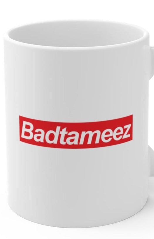 Badtameez Ceramic Mugs (11oz\15oz\20oz) - 11oz / White - Mug by GTA Desi Store