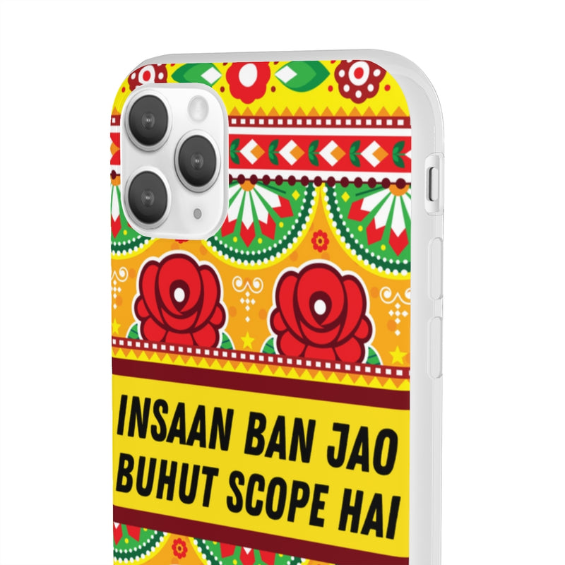 Insaan ban Jao Buhut Scope hai Flexi Cases - Phone Case by GTA Desi Store