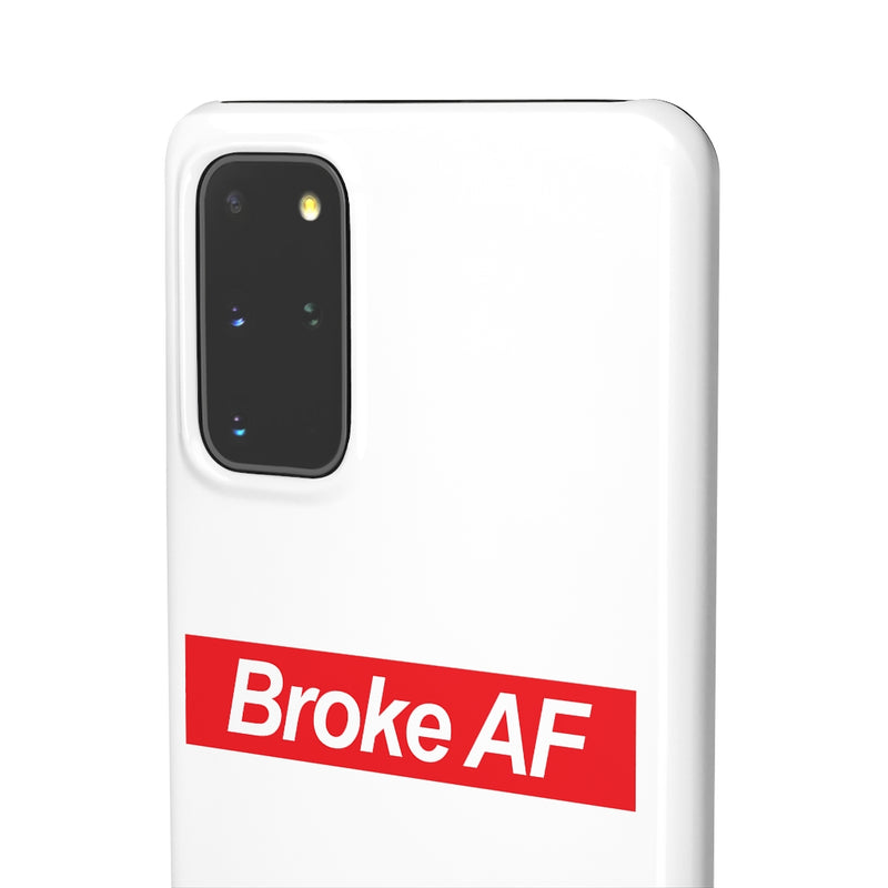 Broke AF Snap Cases iPhone or Samsung - Samsung Galaxy S20+ / Glossy - Phone Case by GTA Desi Store