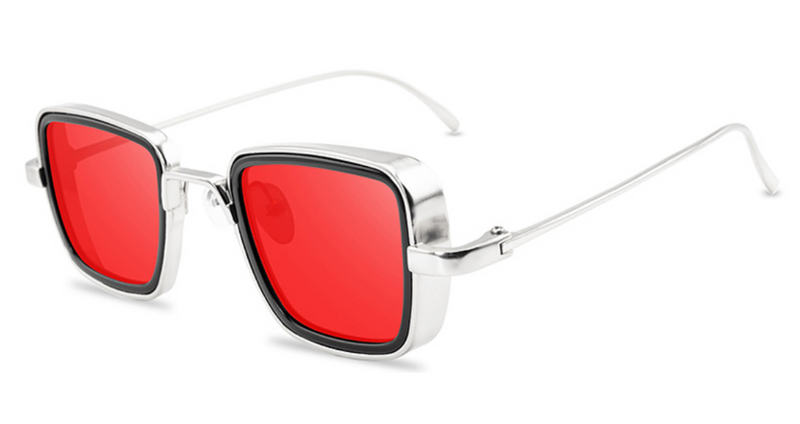 Kabir Singh Glasses - Red with Silver frame - by GTA Desi Store